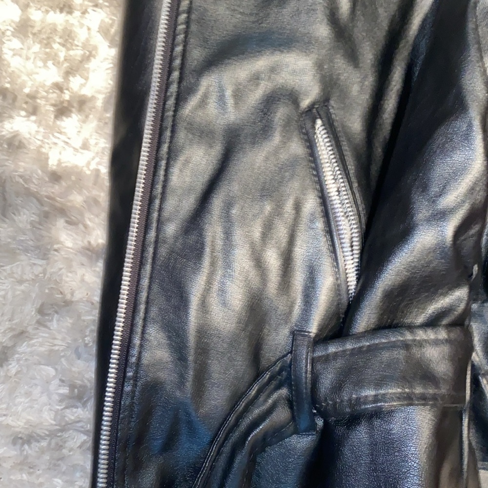 Black Pleather Jacket - image 4